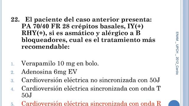 Upc medicina - semana 18 MEDICINA 4 A CARDIO
