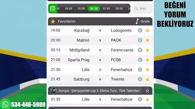 BU MAÇLAR GELMEYECEKSE ! 6 AĞUSTOS 2024 SALI İDDAA TAHMİNLERİ