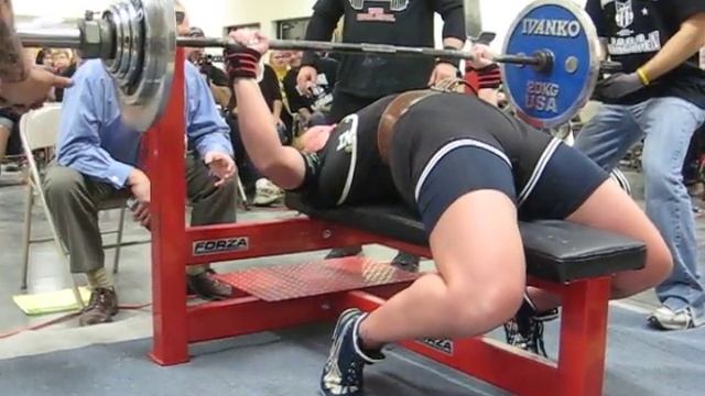 Mary Sutton 226 lb bench press at BIG Spring Open