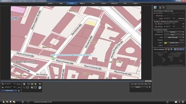 Tutorial for Vasco da Gama 9 01: The simple map mode.