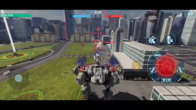 NEW MAHA VADJRA VS GROM SQUALL - WAR ROBOTS TEST SERVER