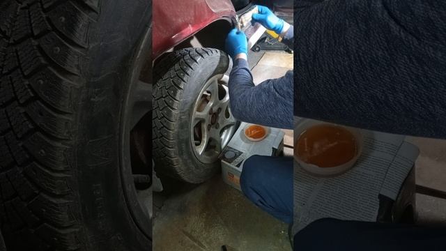 нанесение полиэфирной смолы