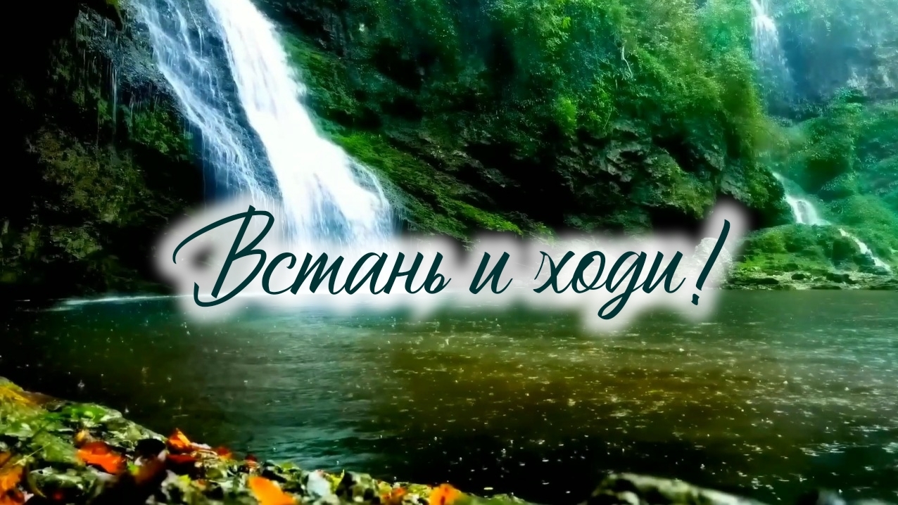 Встань и ходи! | христианский стих