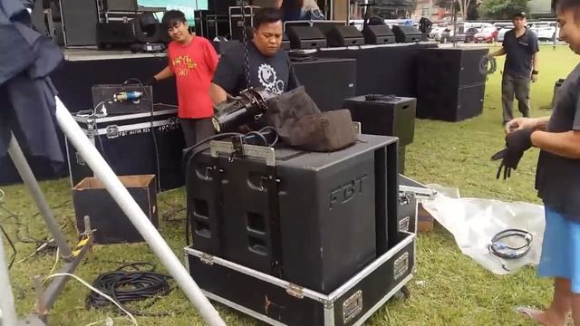 Rigging a FBT Modus Line Array