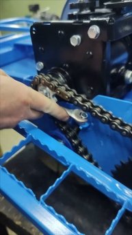 Натяжение цепи на снегоходе Альбатрос