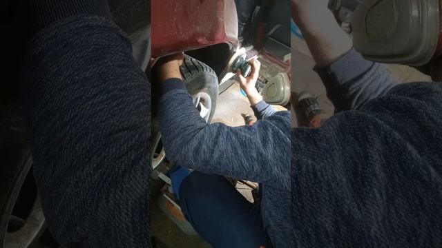 зачистка полиэфирной смолы