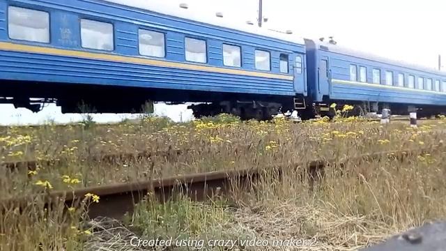 2ТЕ10Ут 0058 asshole с первым рейсом поезда №141 Мариуполь - Одесса