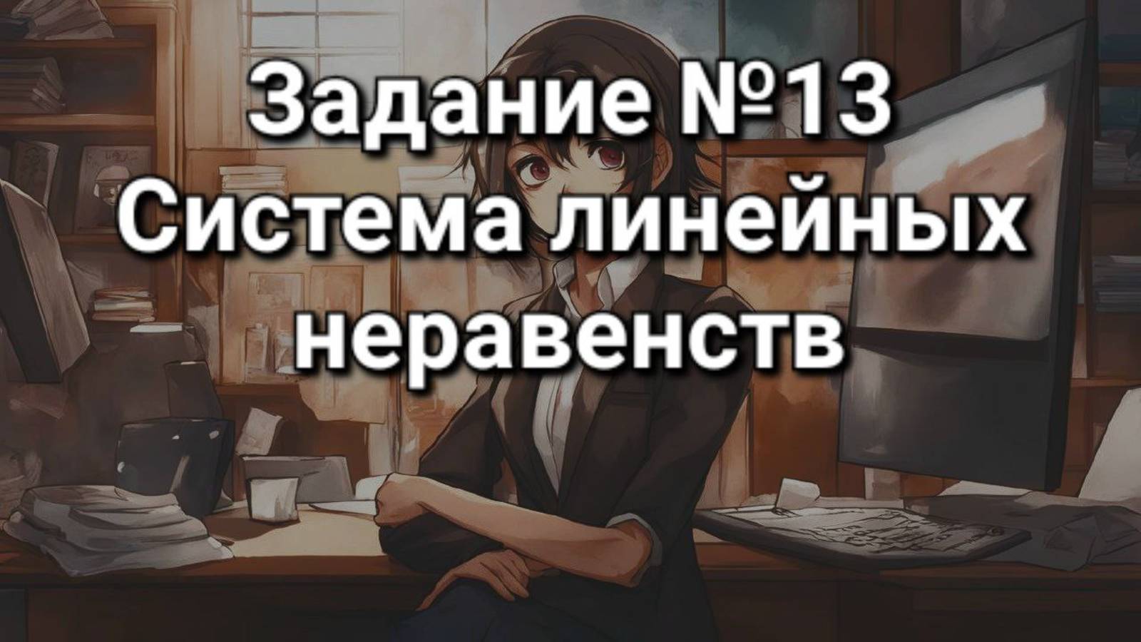 Задание ОГЭ №13 Система линейных неравенств