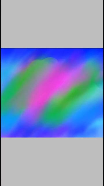 I tried to make a polar light effect using ibis paint x | 😊