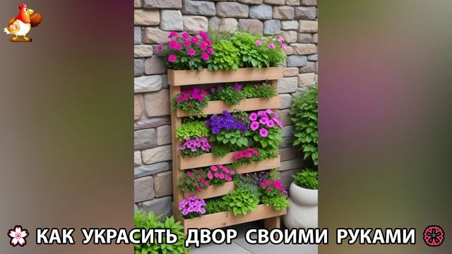 Как украсить двор дома фото идеи (69) 🏡 для дачи и сада своими руками 🌷🪻🌺💮