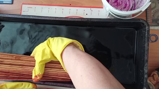 красим снова марганцовкой