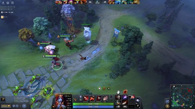 Dota 2 ➤ SINGLE DRAFT ➤ Матч #144 ➤ Queen of Pain ➤ Интересный матч