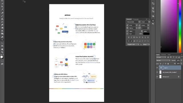 How to Edit PDF files using Adobe Photoshop I Graphic Designing #coreldrawtuturial #logodesign