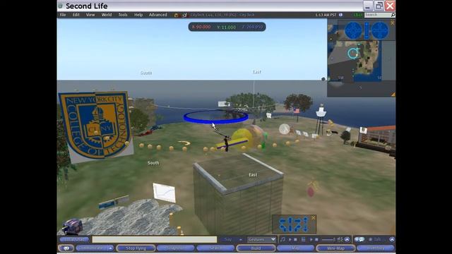 Creating solar system in second life 5 - Asteroid Belt