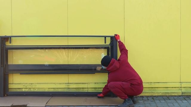 Каминная дверца MehanikenN "Гильотина" 2100х500 произведем по размеру на заказ тел. +7(963)312-31-31