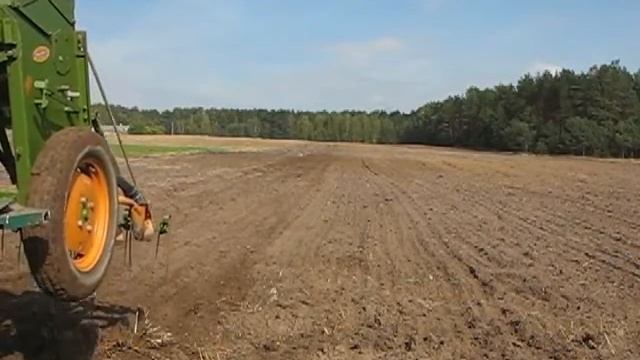 Siew pszenżyta 2015 KUBOTA ME5700 & Amazone D7 "SPECIAL" II Podlaskie