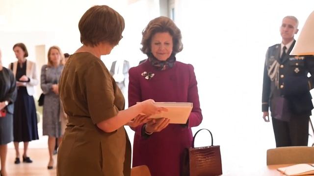 Queen Silvia of Sweden visit SOS Barnbyar in Tallin