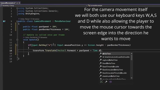 How to make Strategy Game Like Camera Movement | Unity Tutorial