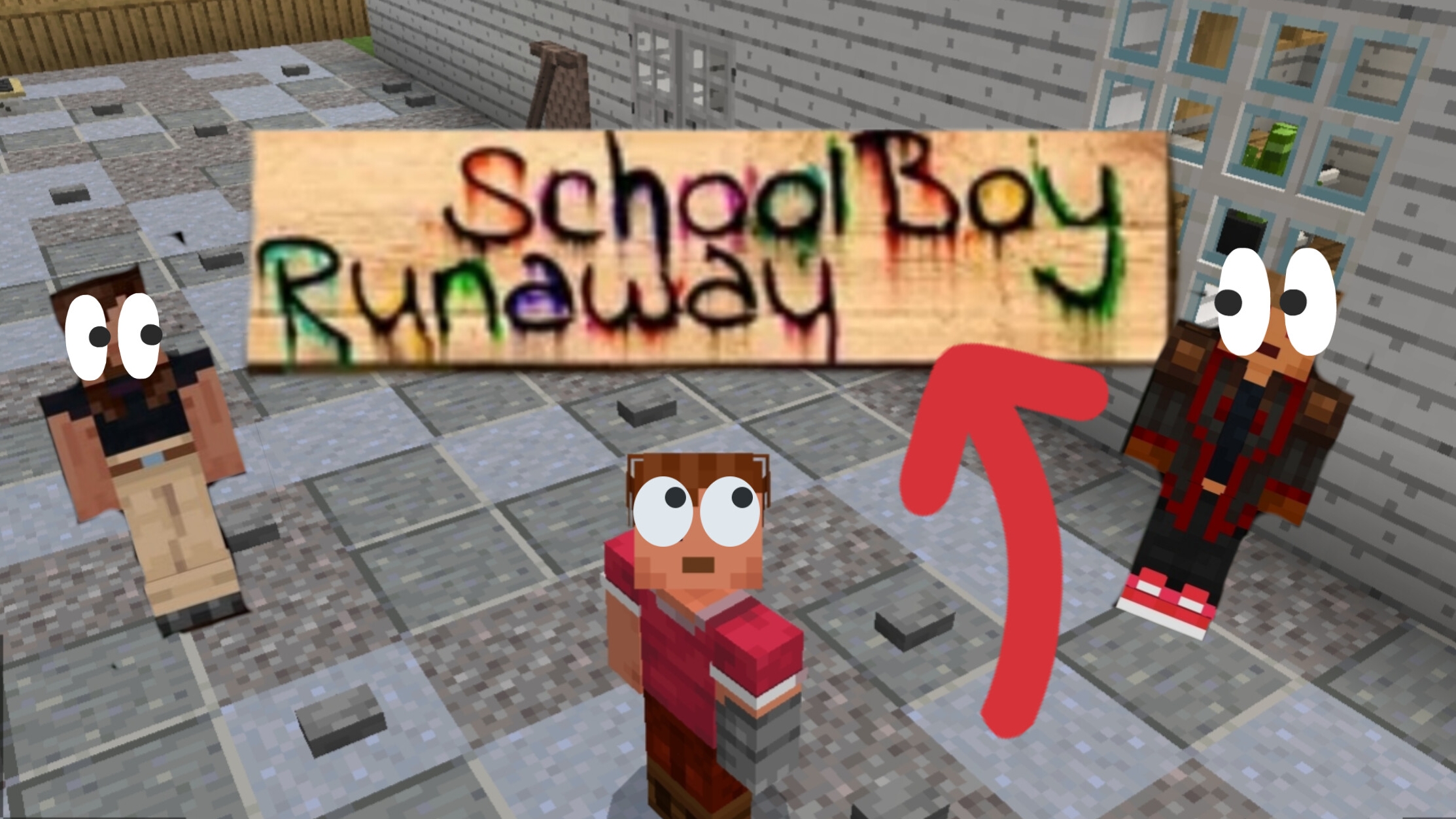 Schoolboy runaway в Майнкрафт!!!! Наши родители клоны!!!! мы сумели сбежать 😁