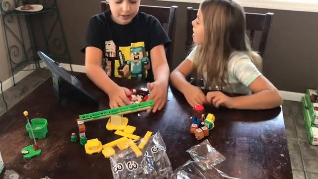 LEGO Mario Piranha Plant Power Slide build and review
