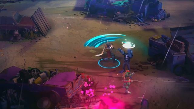 Трейлер TMNT: Splintered Fate (Casey Jones & the Junkyard Jam DLC, запуск)