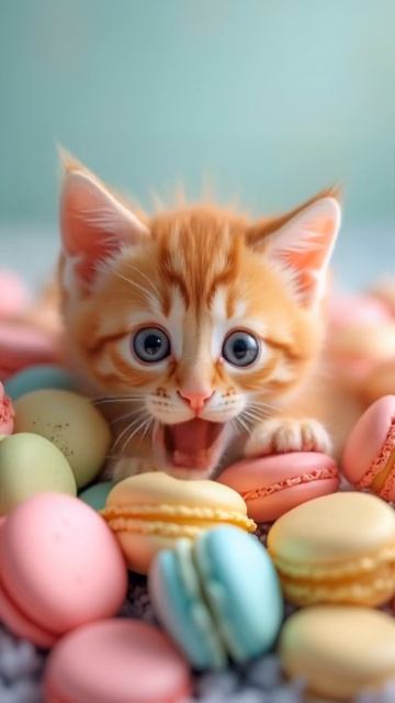 Wrapped in macarons. sang