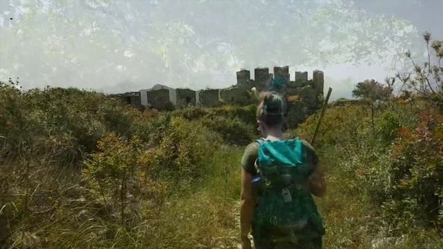 Walk to Nestor's Cave and Paleocastro, voidokillia, Gialova, Greece