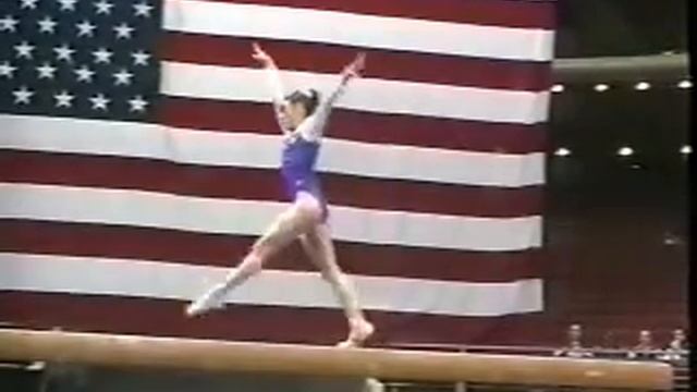 Kaitlin White- 2002 Podium Meet Beam