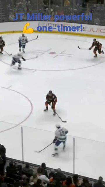 JT Miller with the powerful one-timer on a delayed penalty makes it 1-0 Canucks!!!! #canucks #nhl