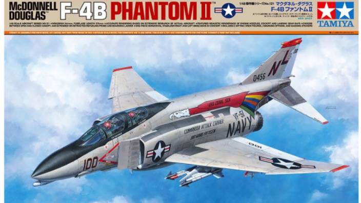 Распаковка Tamiya 1 48 61121 McDonnell Douglas F-4B Phantom II