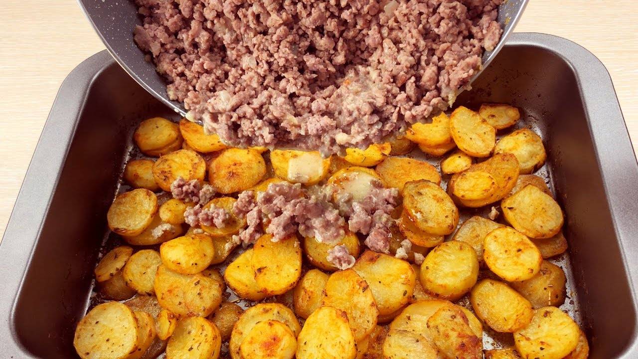 Быстрый и простой рецепт картофеля с мясом для всей семьи