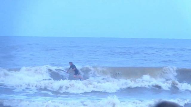 Sweep Talk 53: Evening SUP Surf Session at the 43rd Street Jetty in Galveston