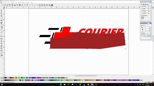 Logo Design Flexisign | Courier Medical Speed Art