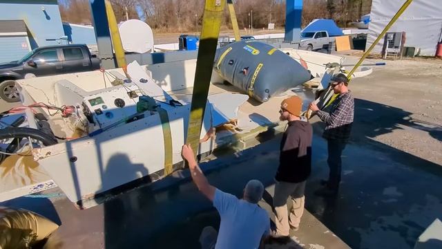 CATAMARAN BUILD - We Bring In Professional Help  (MJ Sailing - Ep 267)