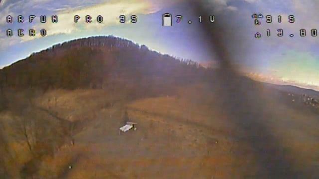 Arfun Pro95 - flying with a broken camera lens