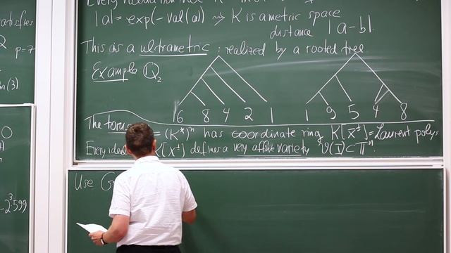 Tropical Geometry - Lecture 3 - Fields and Varieties | Bernd Sturmfels