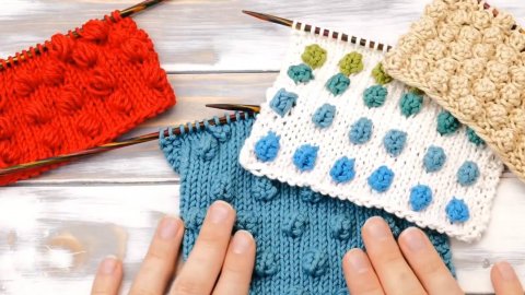 Как вязать узор «Бобби» спицами для начинающих + 5 простых вариантов
