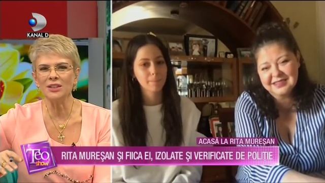 Teo Show (08.04.2020) - Rita Muresan si fiica ei, izolate si verificare de politie!