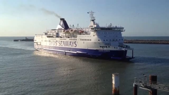 Ferry coming into Port - Calais