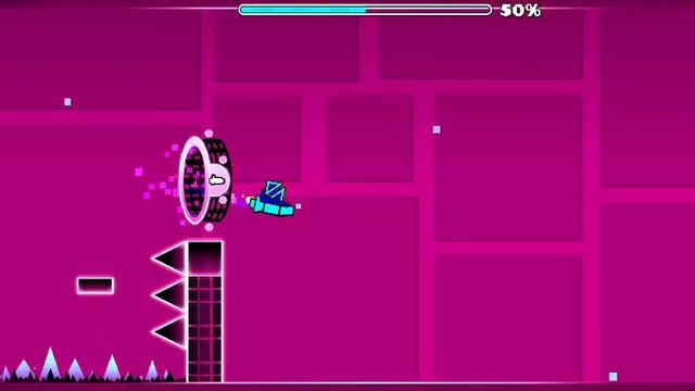 Игра геометри дэш уровень 2 (до конца)