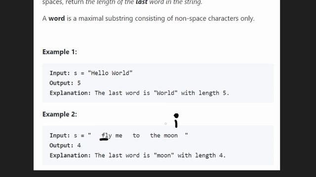 Length of Last Word - Leetcode 58 - Python