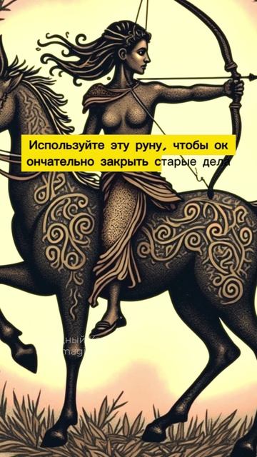 Стрельцы, руна Ингуз поможет вам завершить старые дела и начать что-то новое этой весной!