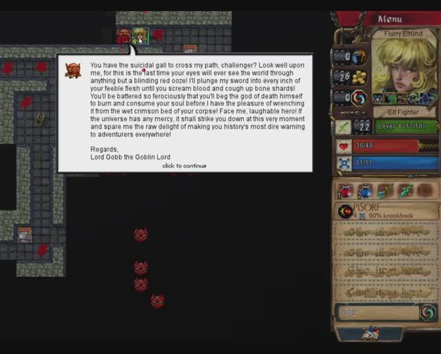 Desktop Dungeons Extreme Edition -  Beginner Brigade as an Elf Fighter(Easy)