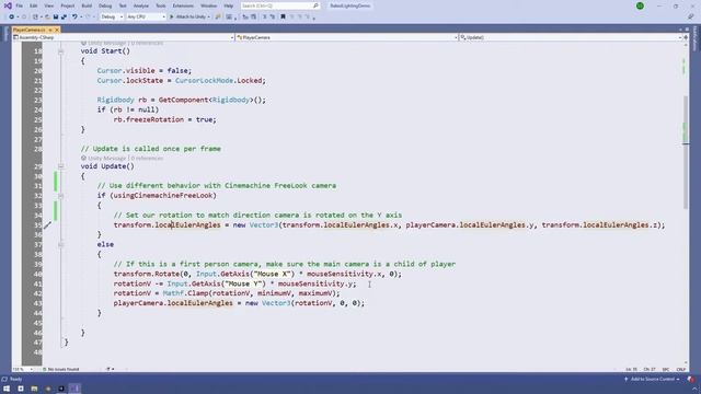 3D Game Design Demo 6 - Cinemachine FreeLook (Simple Setup)