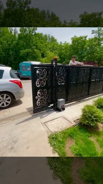 Ugradnja motora za kapiju - samonosiva kapija - Laf Automatik Nis