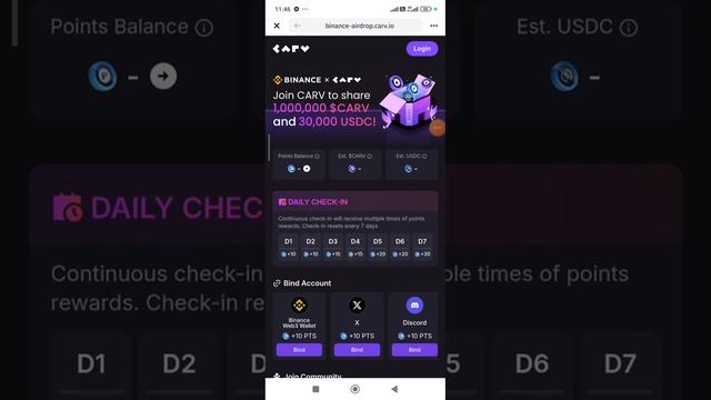 BINANCE WEB3 WALLET AIRDROP | 1M CARV Token Airdrop | SOUL Token I Carv Airdrop Join I Soul Token I