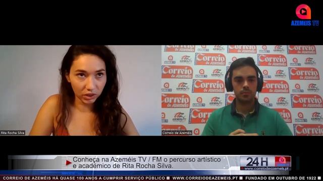 RITA ROCHA SILVA, GLOBO DE OURO PARA MELHOR ATRIZ DE TEATRO, EM EXCLUSIVO À AZEMÉIS TV / FM