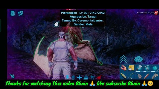 🦇😱 ARK: Survival Evolved Mobile | HOW  TO TAME PTERANODON In HINDI Gameplay Surendra Gaming × #4
