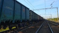 Электровоз ВЛ10У-315 с грузовым поездом