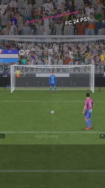 Penalty calm Giroud to Szczesny 😎 #ps5 #fc24 #shorts